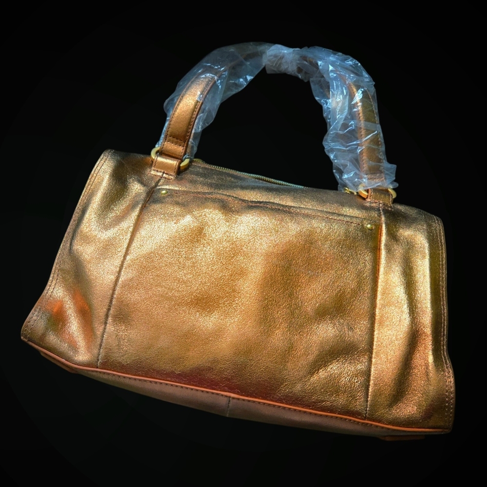 HOBO-Beautiful Leather Copper Metallic Monkia bag. 2015-16. NWT.